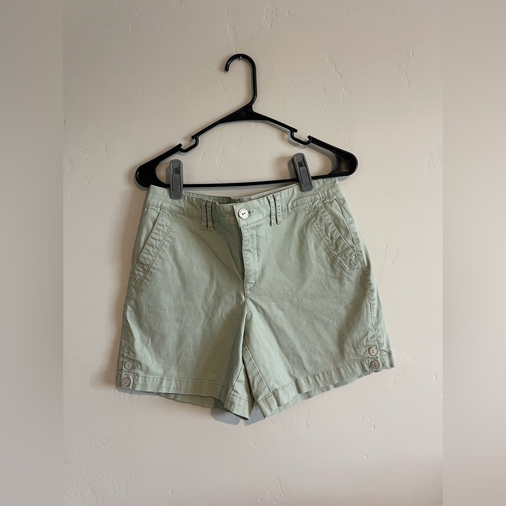 Gloria Vanderbilt Light Green Women's Shorts